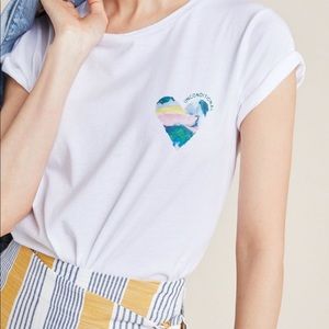 Anthropologie Unconditional Love graphic tee